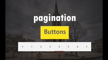 Awesome Pagination Buttons Using Only HTML & CSS