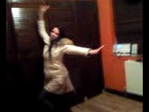 Jennifer Hague dancing to Akon Lonely