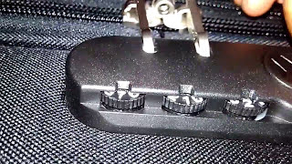 HOW TO OPEN TROLLEY BAG NUMBER LOCK TRICK TO UNLOCK LIVE