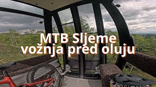 MTB Sljeme - Vožnja pred OLUJU 🌧🍄🐈