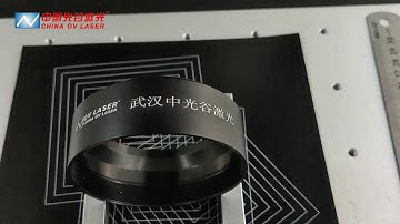 3d laser engraving machine with ezcad 3 card for curve surface marking