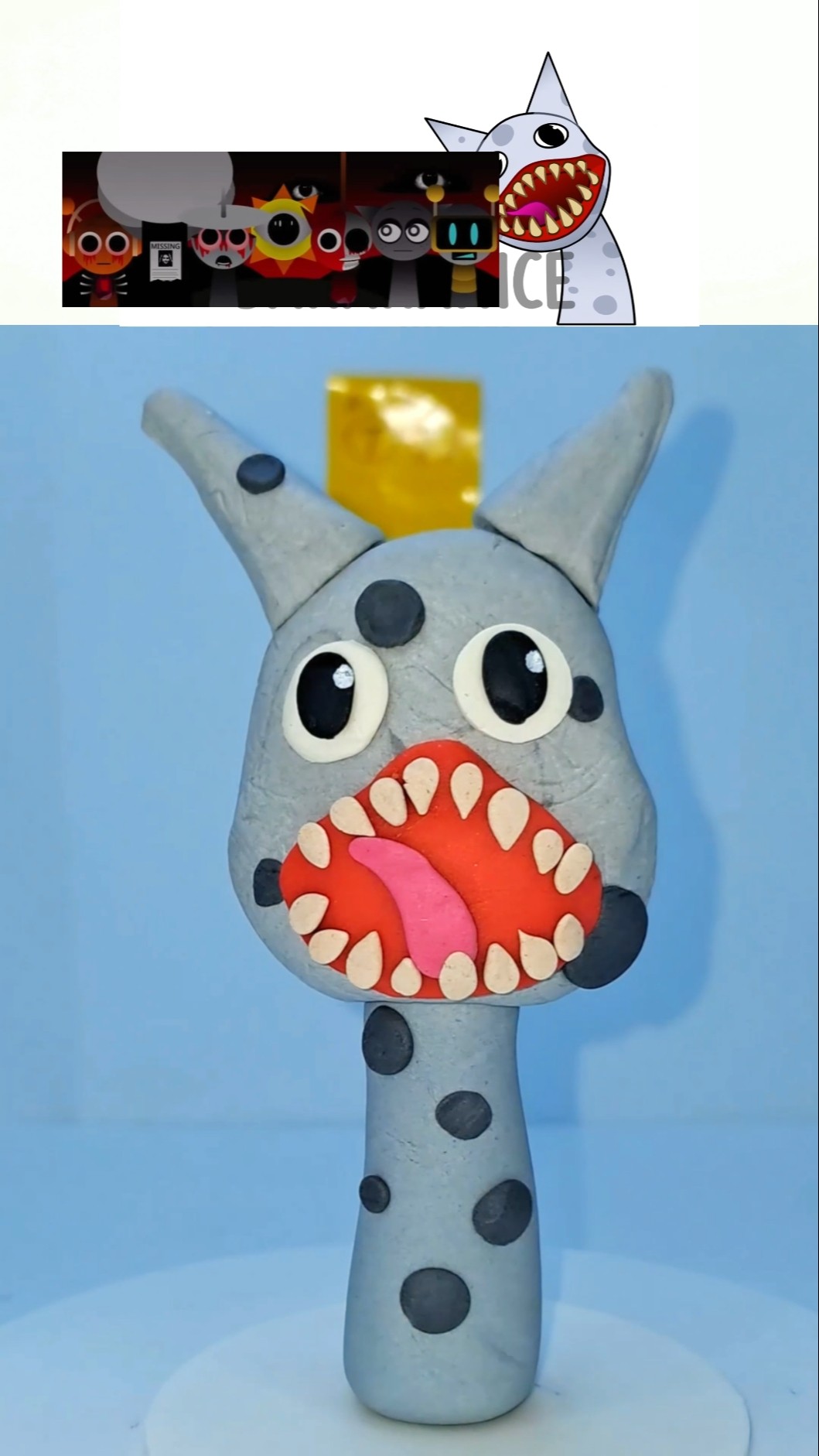 Sprunki 🎵 I Made Skinwalker Mimic 👹 With Clay ⚪️🔴 Roblox