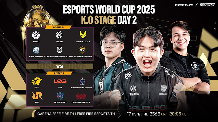 🔴 [TH] Esports World Cup : Knockout Stage Day 2