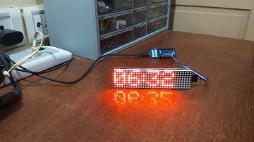LED Matrix Clock