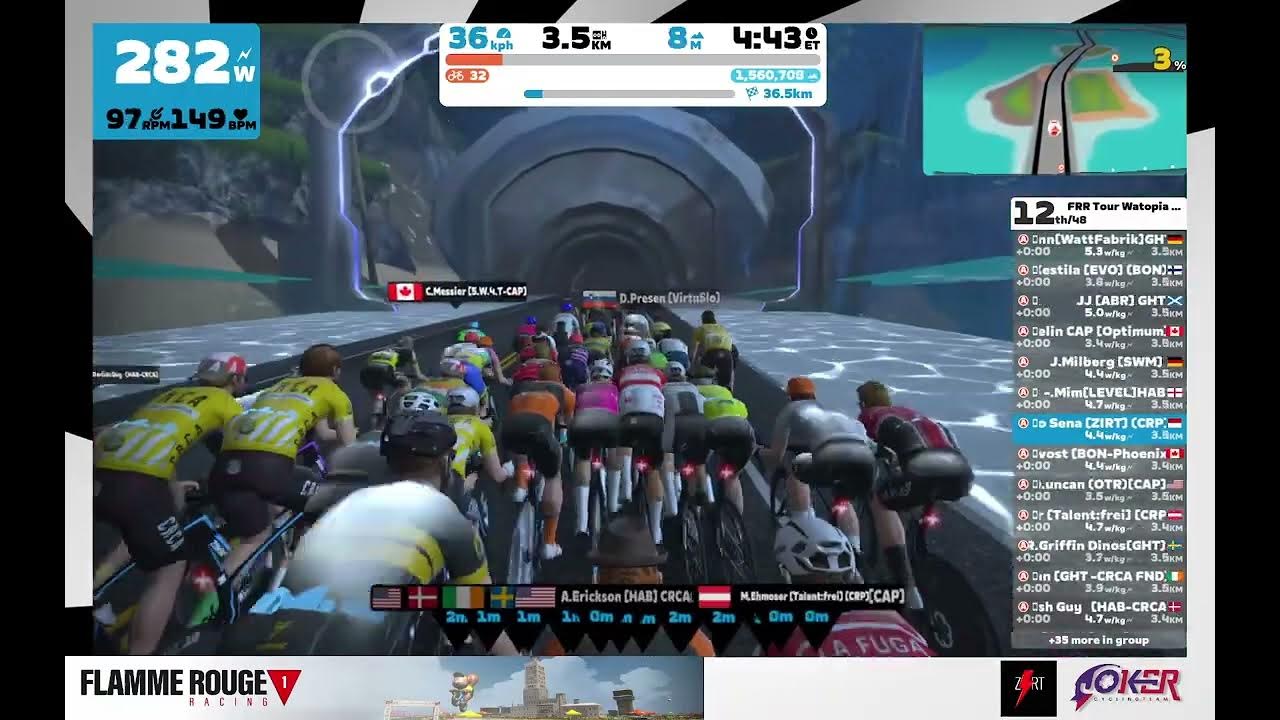 Tour of Watopia Flamme Rouge Racing Stage 4 Watopia Figure 8 4 of