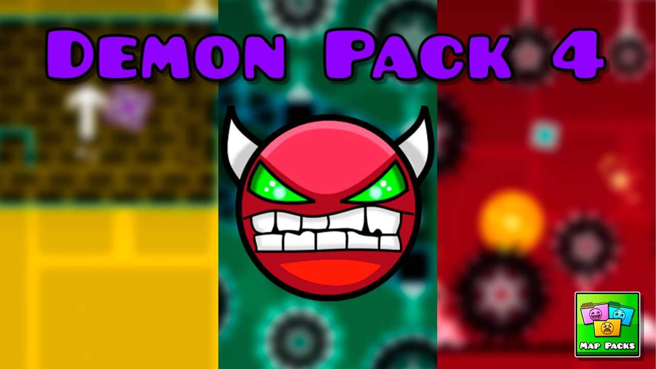 Geometry Dash | Map Packs - Demon Pack 4 - YouTube