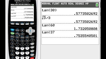 Using Calculator for Tangent and Inverse Tangent