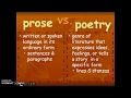 prose vs. poetry (1:06)