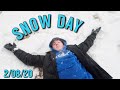 SNOW DAY VLOG *went swimming in frozen pool*