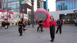 Zgirls busking in sinchon / vanya's choreography