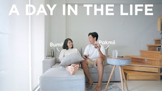 DAILY VLOG | Keseharian kita di hari Minggu, skincare bumil baru, ngopi di apartment & quality time