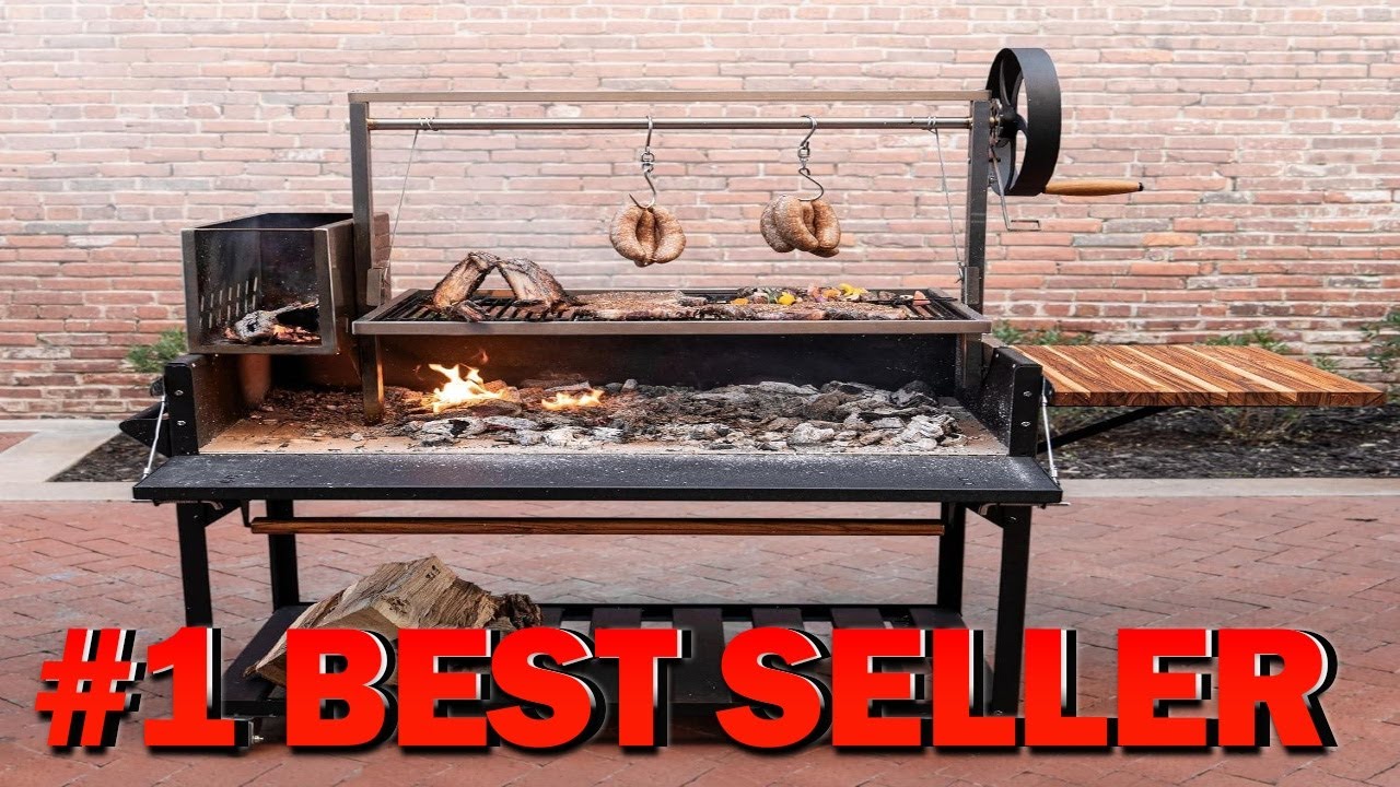 Гриль для барбекю Backyard Discovery Argentine Santa Maria Wood Fire & Charcoal BBQ Grill - B0CWL...