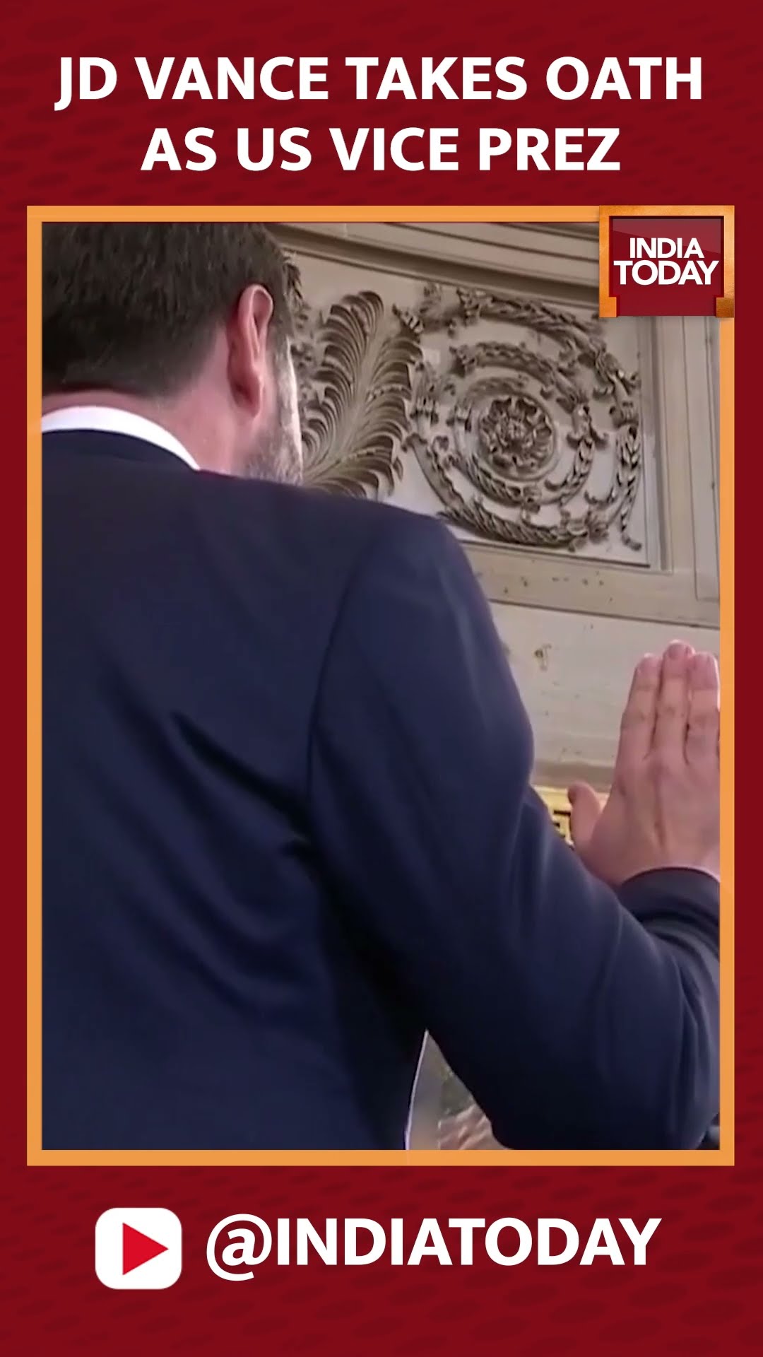 JD Vance Takes Oath As US Vice President #jdvance #vicepresident #usvisepresident #jdvancetakesoath
