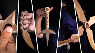【NARUTO】忍者の武器を５種つくってみた｜ Making 5 Ninja Weapons