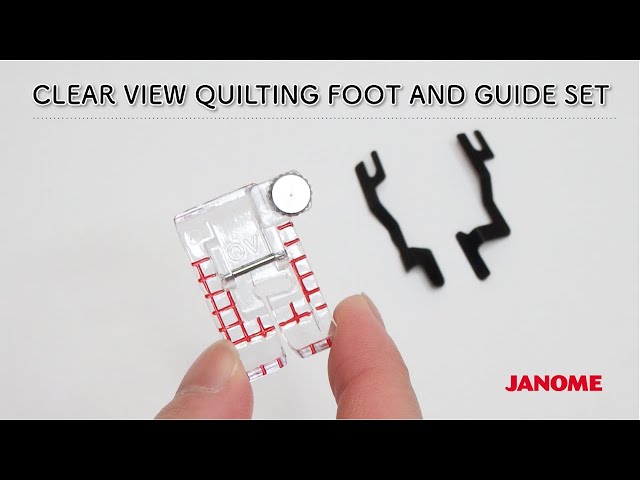 CLEAR VIEW QUILTING FOOT AND GUIDE SET class=