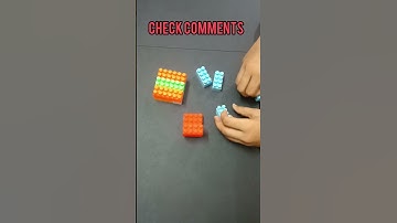 table and chairs making with Lego blocks. building blocks.#trending #viral #trendingshorts #building