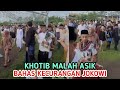 Jemaah salat idul fitri bubar sebelum waktunya