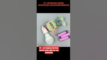 DIY - Low Frequency Sine Wave Inverter Circuit. #shorts #electronickit #circuitmaker   #diy