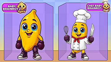 Merge Fellas Baby Brainrot 2 vs Chef Baby Brainrot Gameplay Reaching Max Level Brainrot New Update