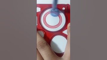 Simple Spirograph Design | Satisfying Geometric shapes Part 6 #shorts #shortvideo #trending