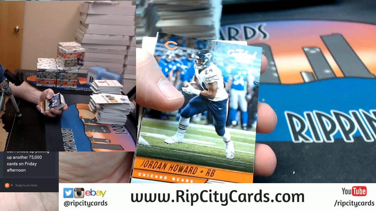 2017 Certified Cuts Football Full Case EBAY #1