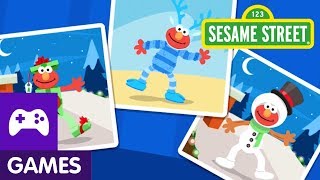 sesame street holiday dress up time game video