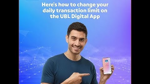 Change your daily transaction limit