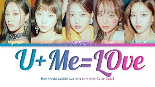 How Would LOONA Sub Unit Sing "U+ME = LOVE" by 7 LOVE Minutes (Girls Planet 999)