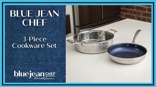 Blue Jean Chef 6-Piece Stainless Steel Cookware Set