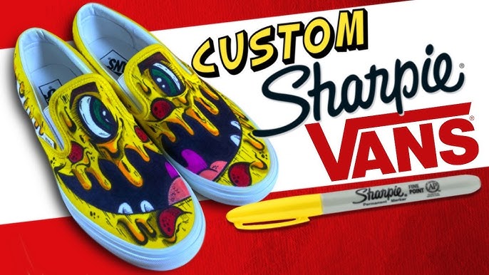 Supreme x Louis Vuitton hand-painted Vans custom I did a shoot for