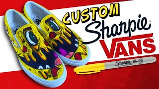 how to customize vans with sharpie