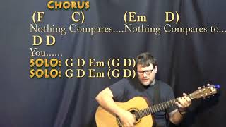 Nothing Compares 2 U (Sinéad O'Connor) Guitar Cover Lesson in G with Chords/Lyrics