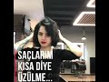 Saçlarım kısa diye üzülme Mikro kaynak var.(Kuaför Bilal)
