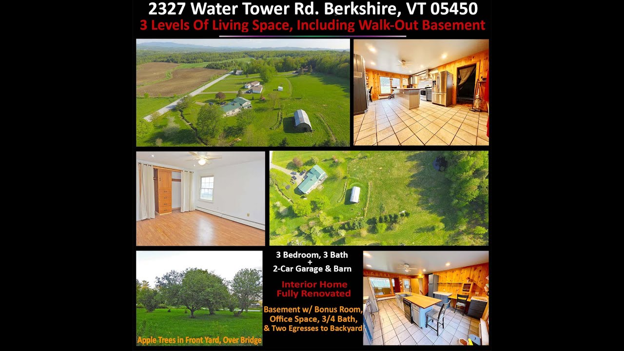 Real Estate Virtual Tour Country Home For Sale with 10 Acres 2327