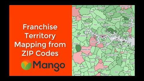 Franchise Territory Mapping from ZIP Codes