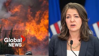 Alberta premier 'prepared to do whatever is necessary' to ensure safety amid wildfire spread | FULL