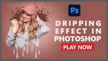 Dripping effect in photoshop tutorial