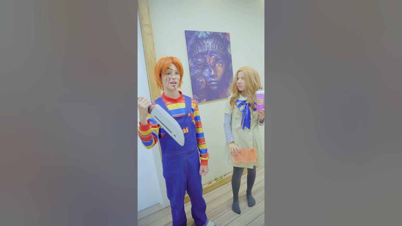Left without feelings - Megan and Chucky are a terrible love couple #trending #funny #megan