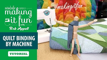 Quilt Binding by Machine - Michael Miller Fabrics