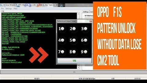 Oppo F1s Pattern Unlock Without DATA LOSE || CM2 Tool || Pardeep Electronics