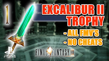 Final Fantasy 9 - EXCALIBUR II SpeedRun - NO CHEATS - ALL FMV