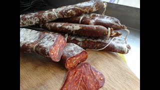 159 # Homemade Thracian salami - one of the tastiest delicacies in our country - SUB - Yami Yami