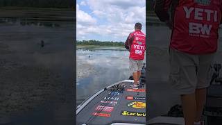 Scroggins nails third big bass on Day 1 at Heavy Hitters
