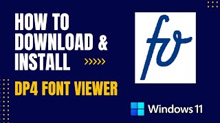How to Download and Install dp4 Font Viewer For Windows screenshot 5