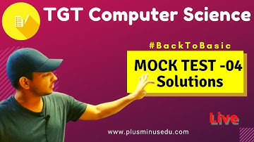 DSSSB TGT Computer Science | Mock Test 04 Detailed Explanation | Maths Solutions | Kartik