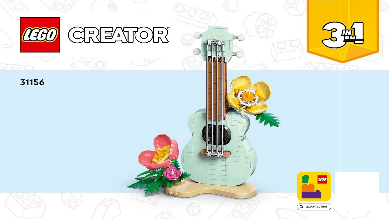 Tropical Ukulele 31156, Creator 3-in-1