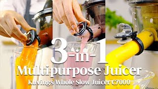 Kuvings Whole Slow Juicer C7000 - Multipurpose Juicer(3-in-1)
