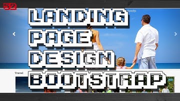 Landing page design using HTML+CSS+BOOTSTRAP