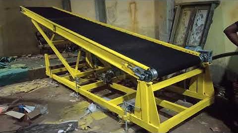 Orange Conveyor Systems - Lorry Loader Belt Conveyor