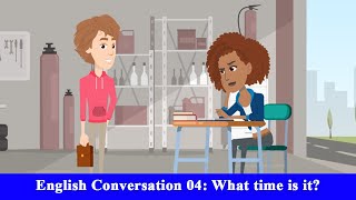 English Conversation 04: What time is it? || Everyday English Speaking  Practice - YouTube